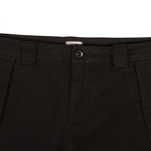 C.P. Company Stretch Sateen Cargo Pant Ergonomic Fit Black 999 13CMPA187A-005529G Degli Uberti
